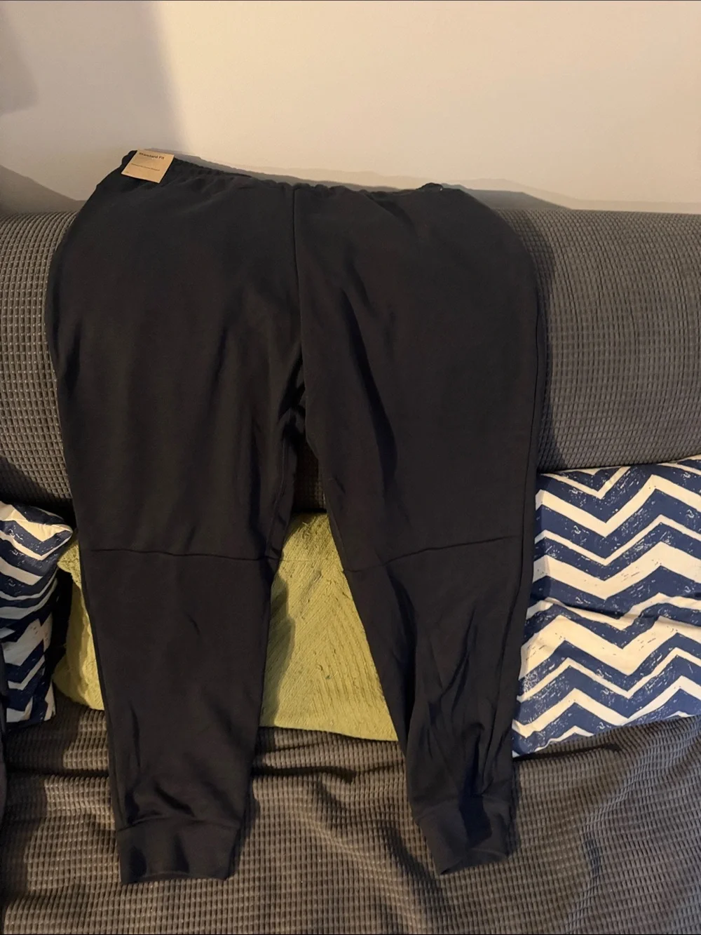 Nike Black Men's Fleece Joggers with Drawstring
